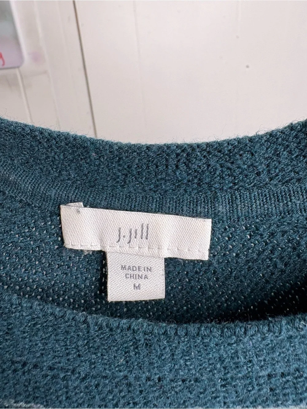 J Jill Sweater Womens Medium Striped Fair Isle Gradient Split Hem Knit